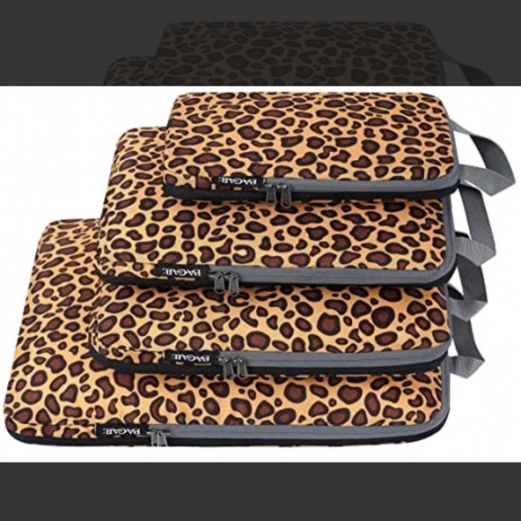 BAGAIL Leopard Print Travel Bag Set - Picture 2 of 5